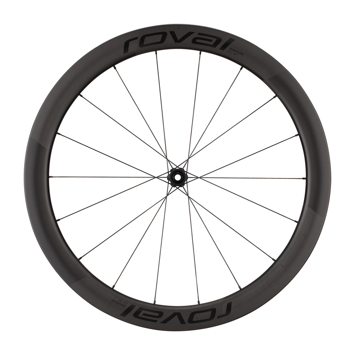 Roval Rapide CL III karboninis priekinis ratas | Satin Carbon